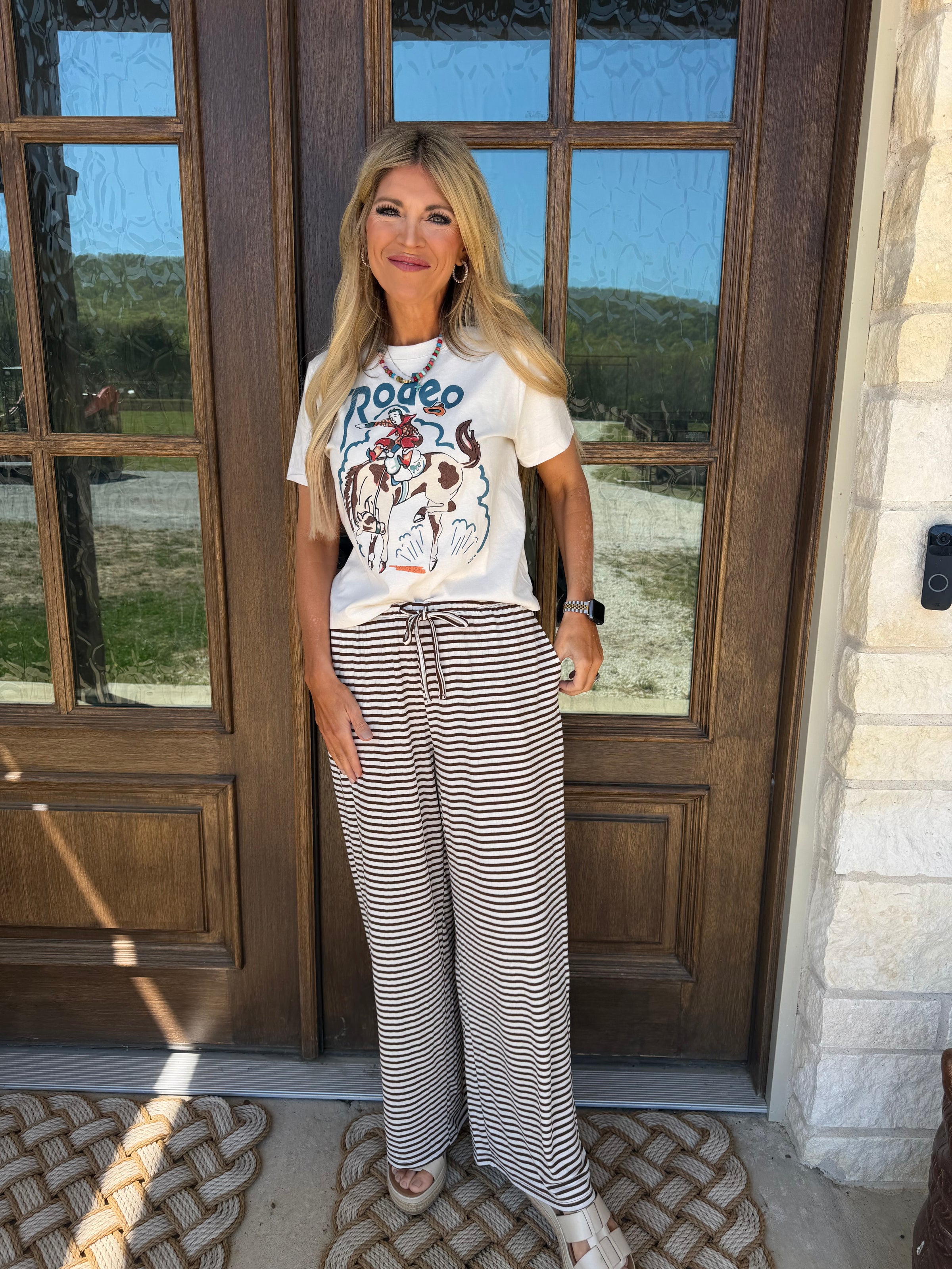 Hollis striped pants