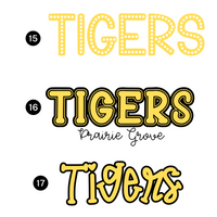 Adult Prairie Grove Tigers Custom Design