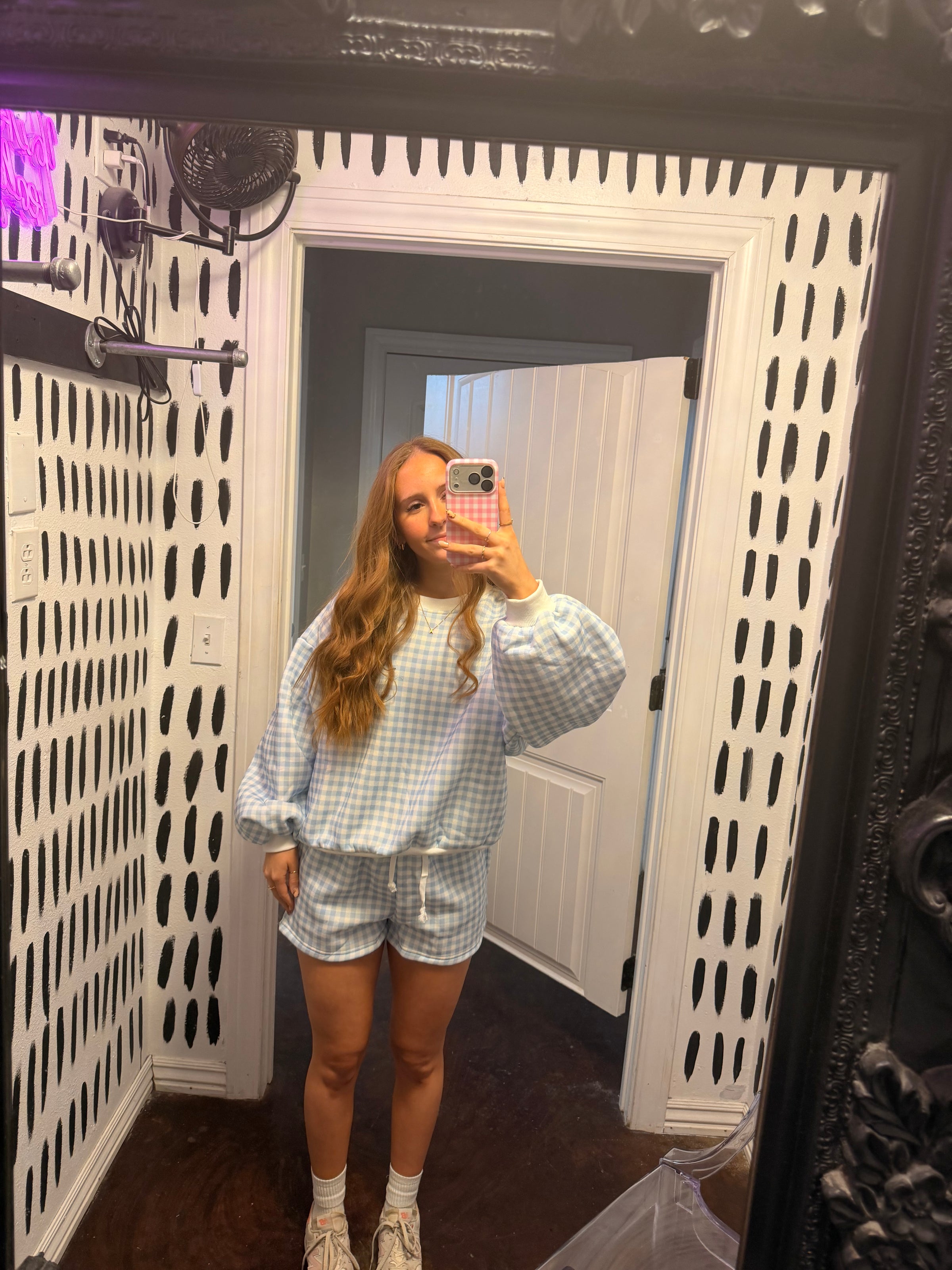 Macie Gingham Set