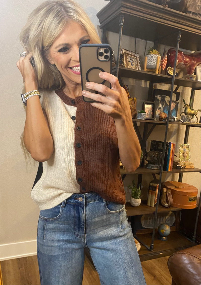 Brayden Sleeveless Sweater