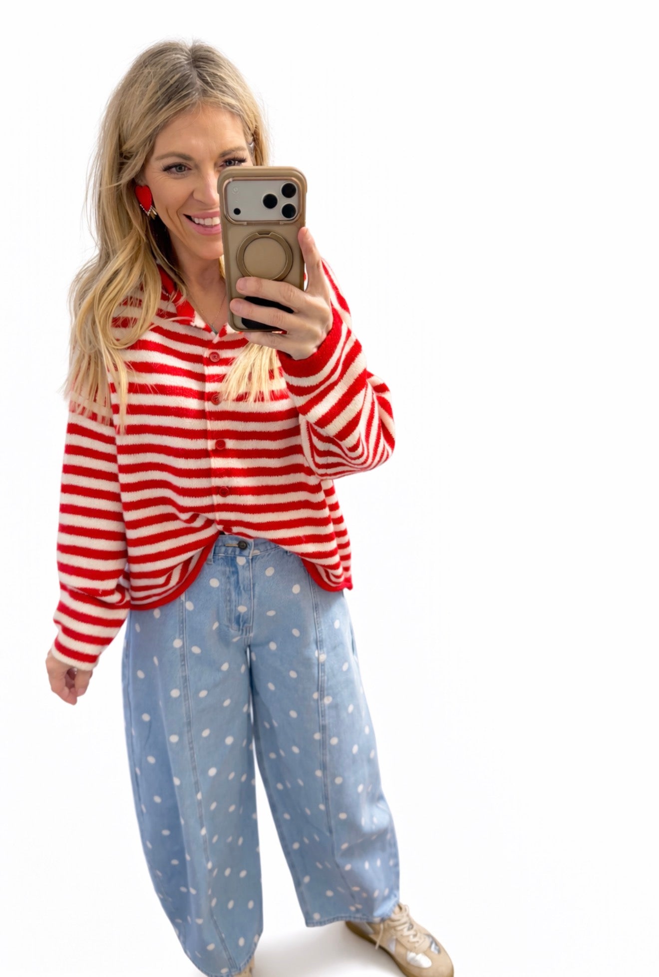 Only mine striped cardigan