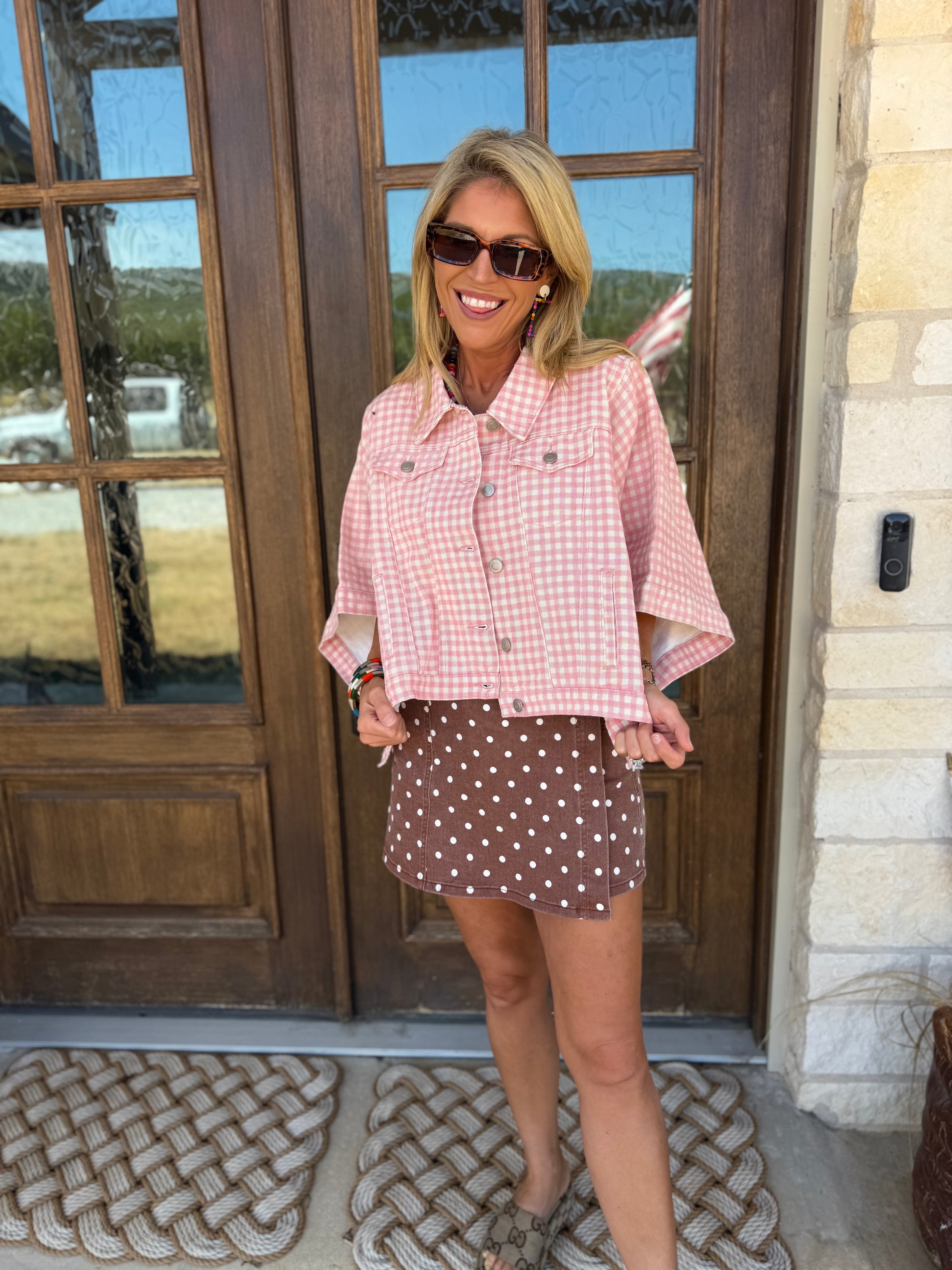 Gingham Jacket