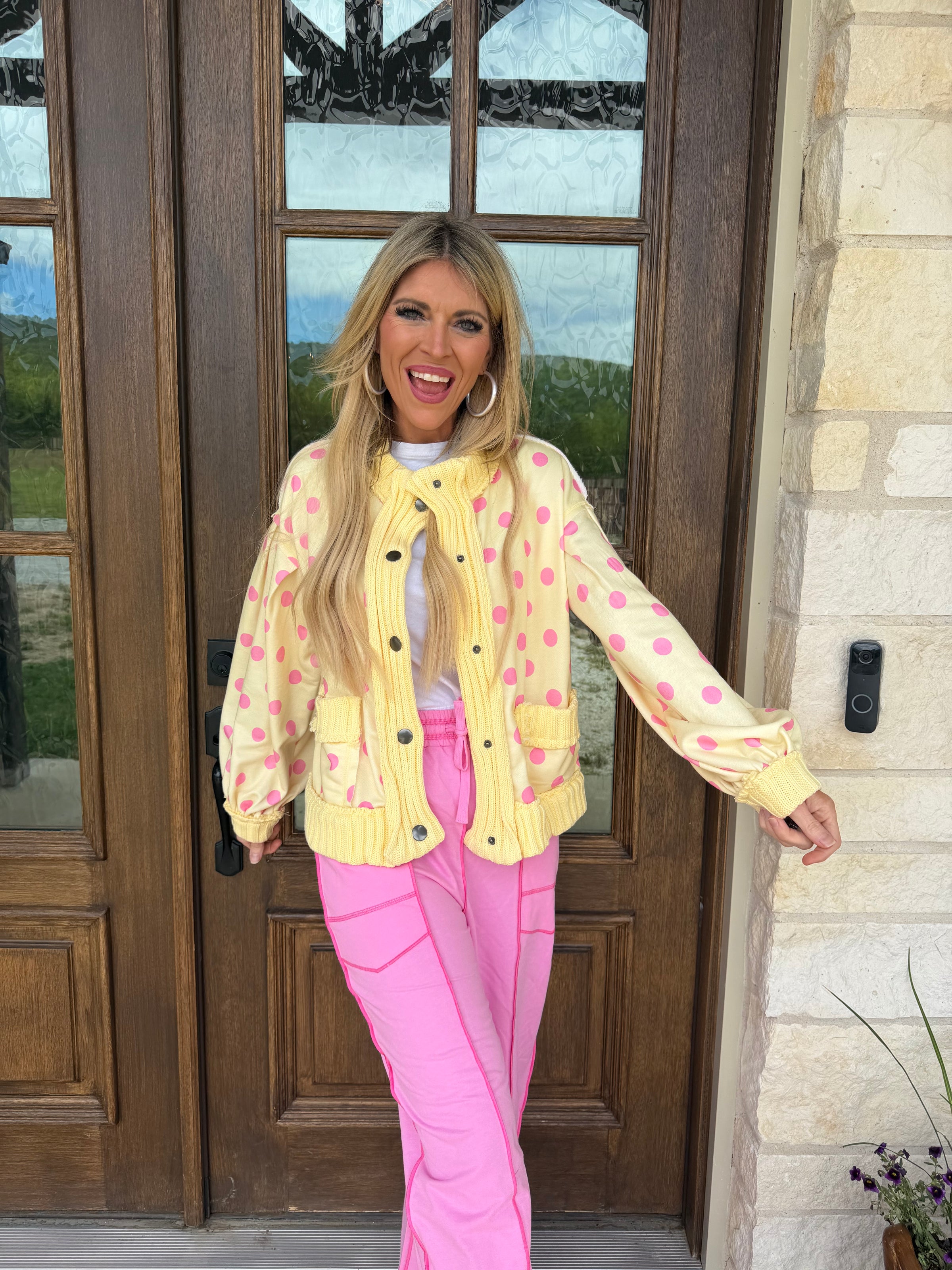 Sara Polka Dot Cardigan