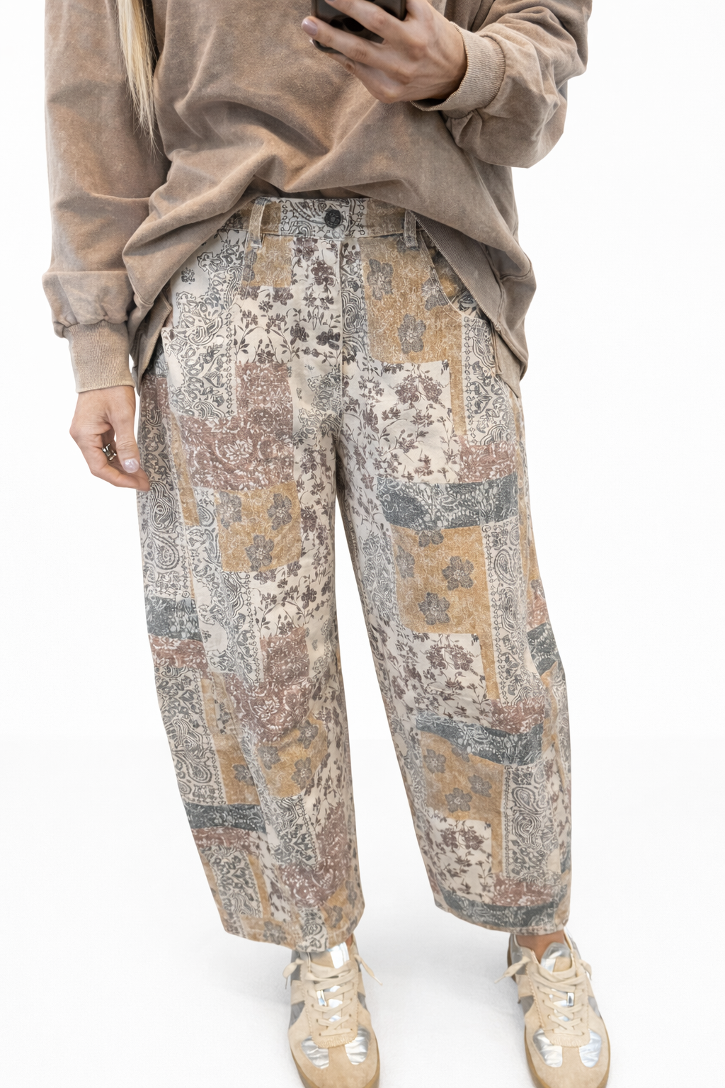 Patchwork pants