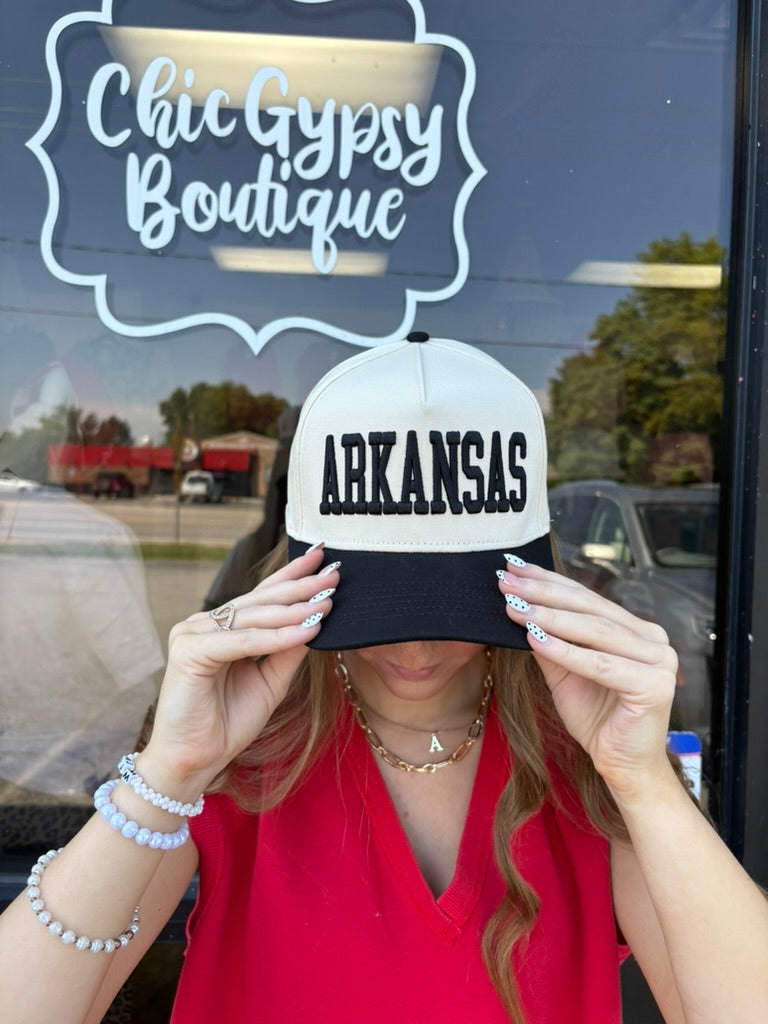 Arkansas vintage trucker hat