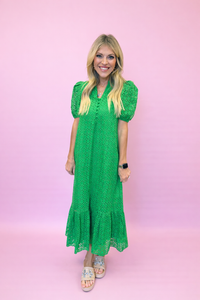 Eyelet dress