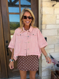 Gingham Jacket