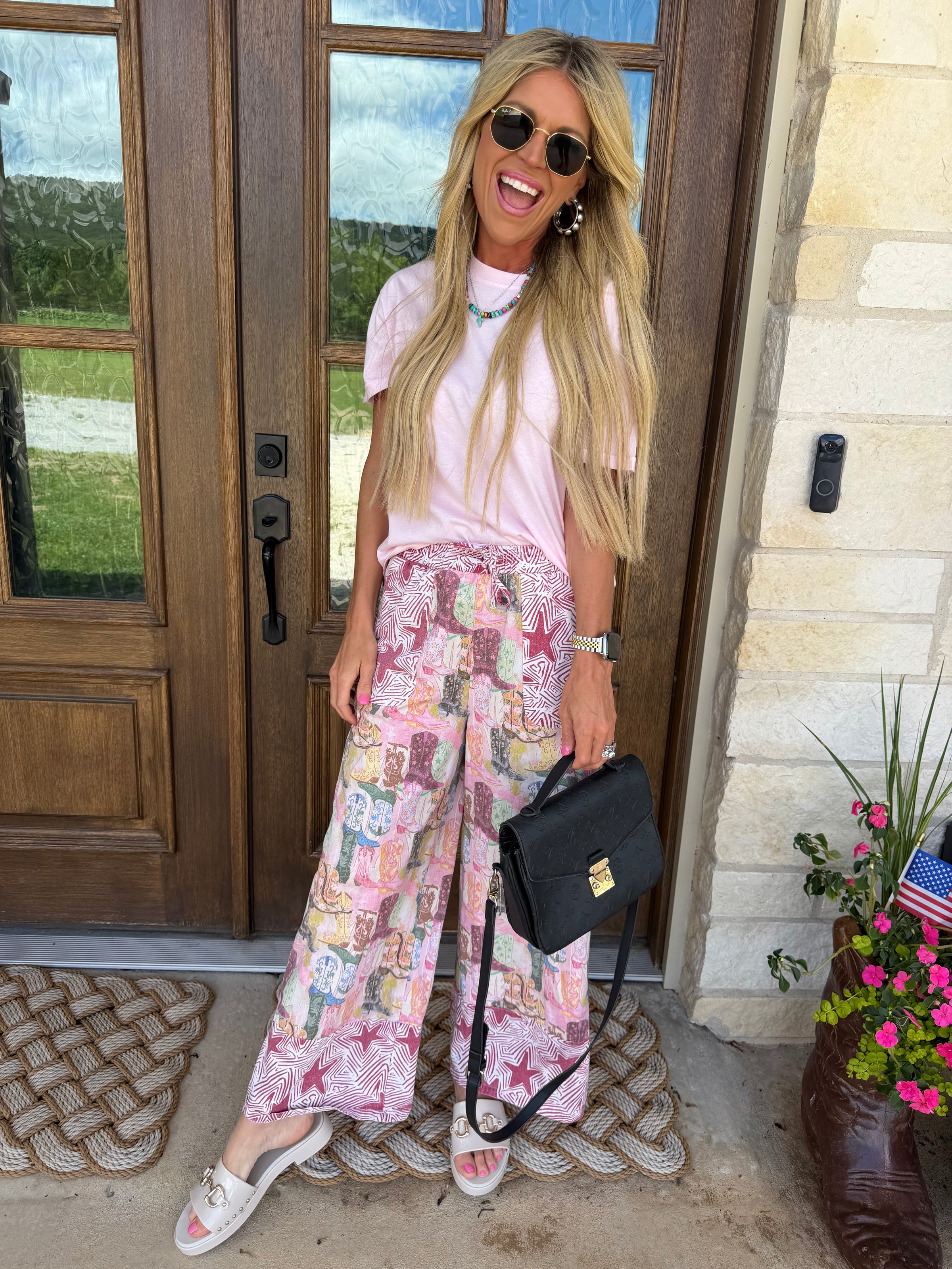 Mixed Boot Pants