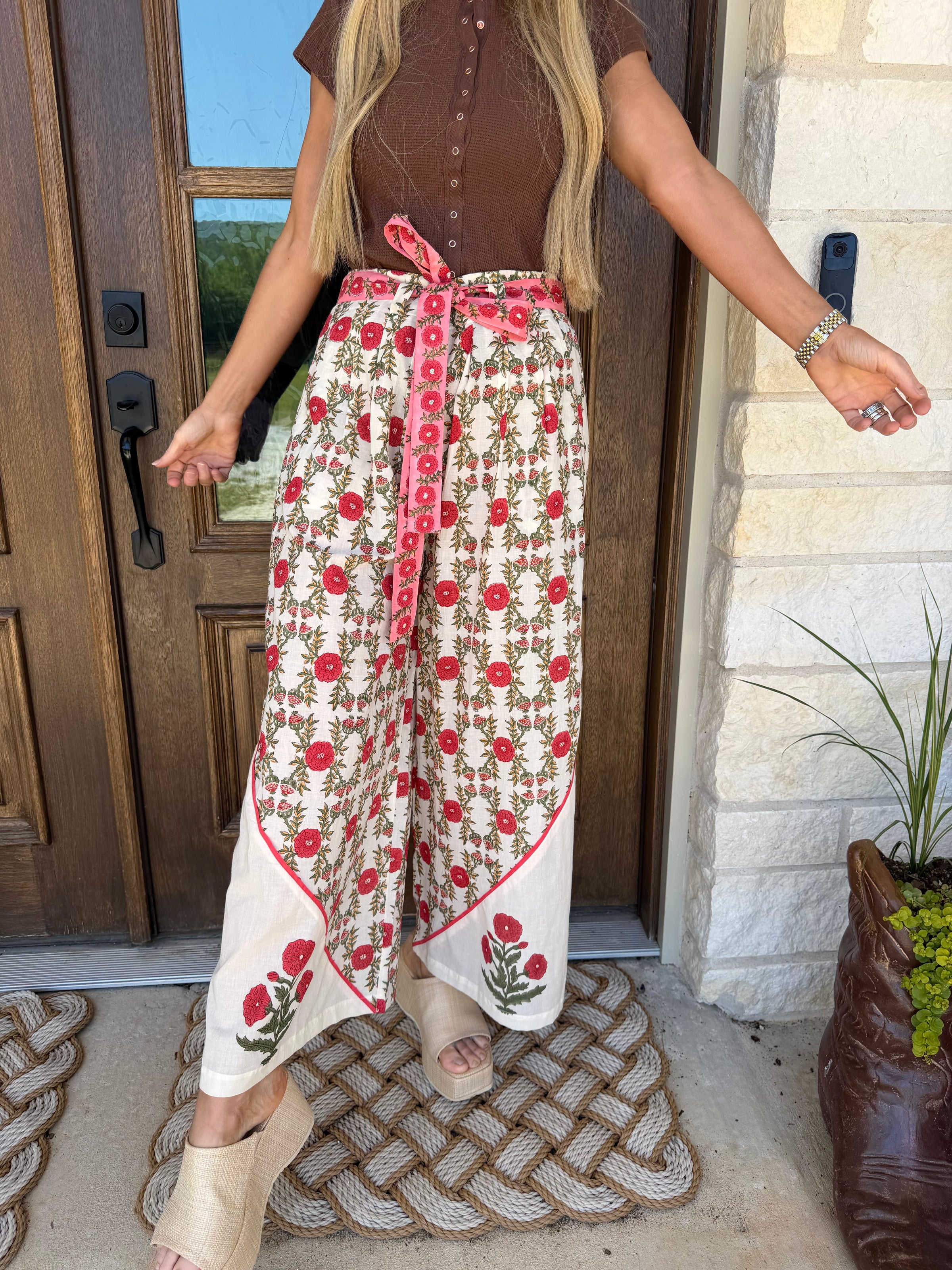 Pollie floral pants