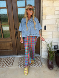 Paula Plaid pants