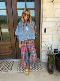 Paula Plaid pants
