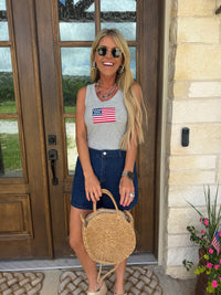American Flag tank
