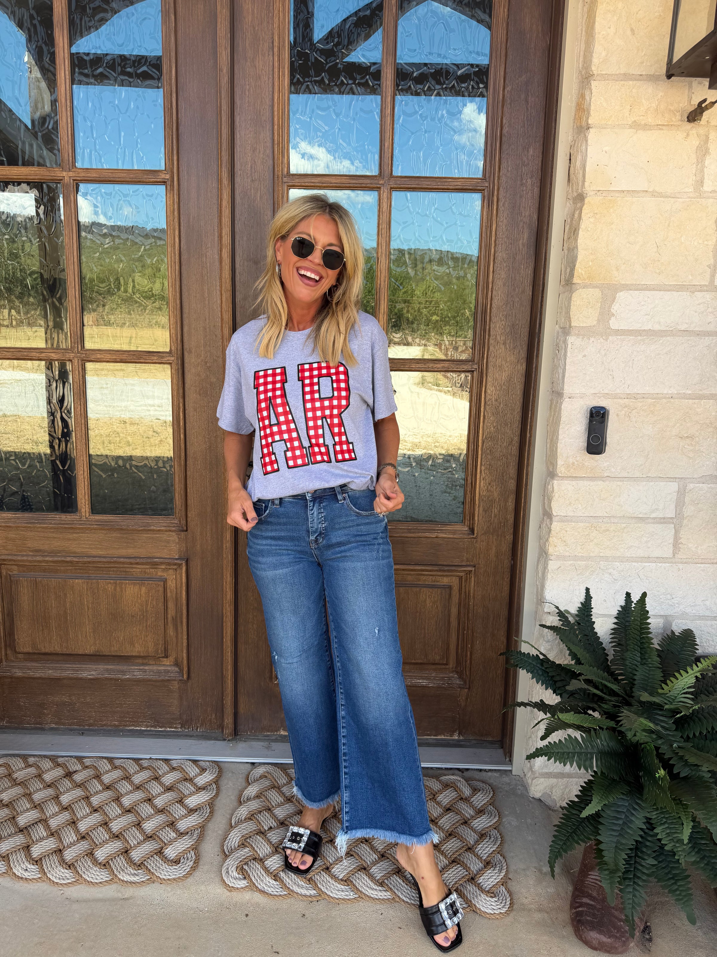 AR Gingham TShirt