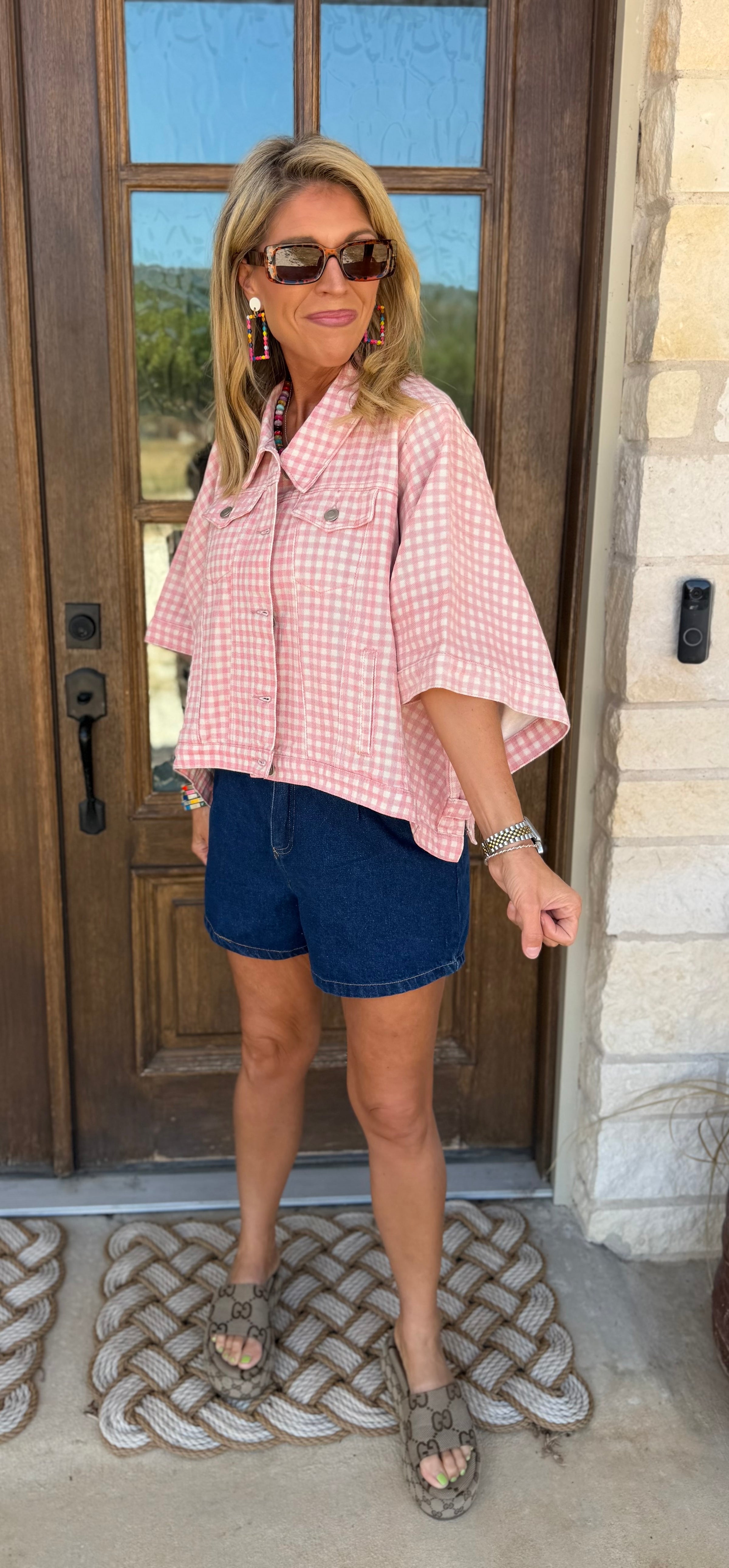 Gingham Jacket