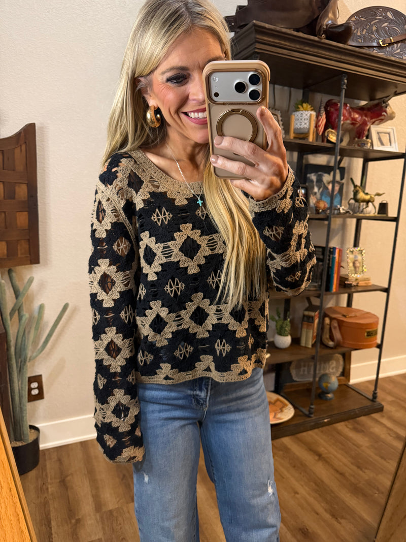 Desert stitch Sweater