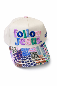 Colorful Follow Jesus Hat