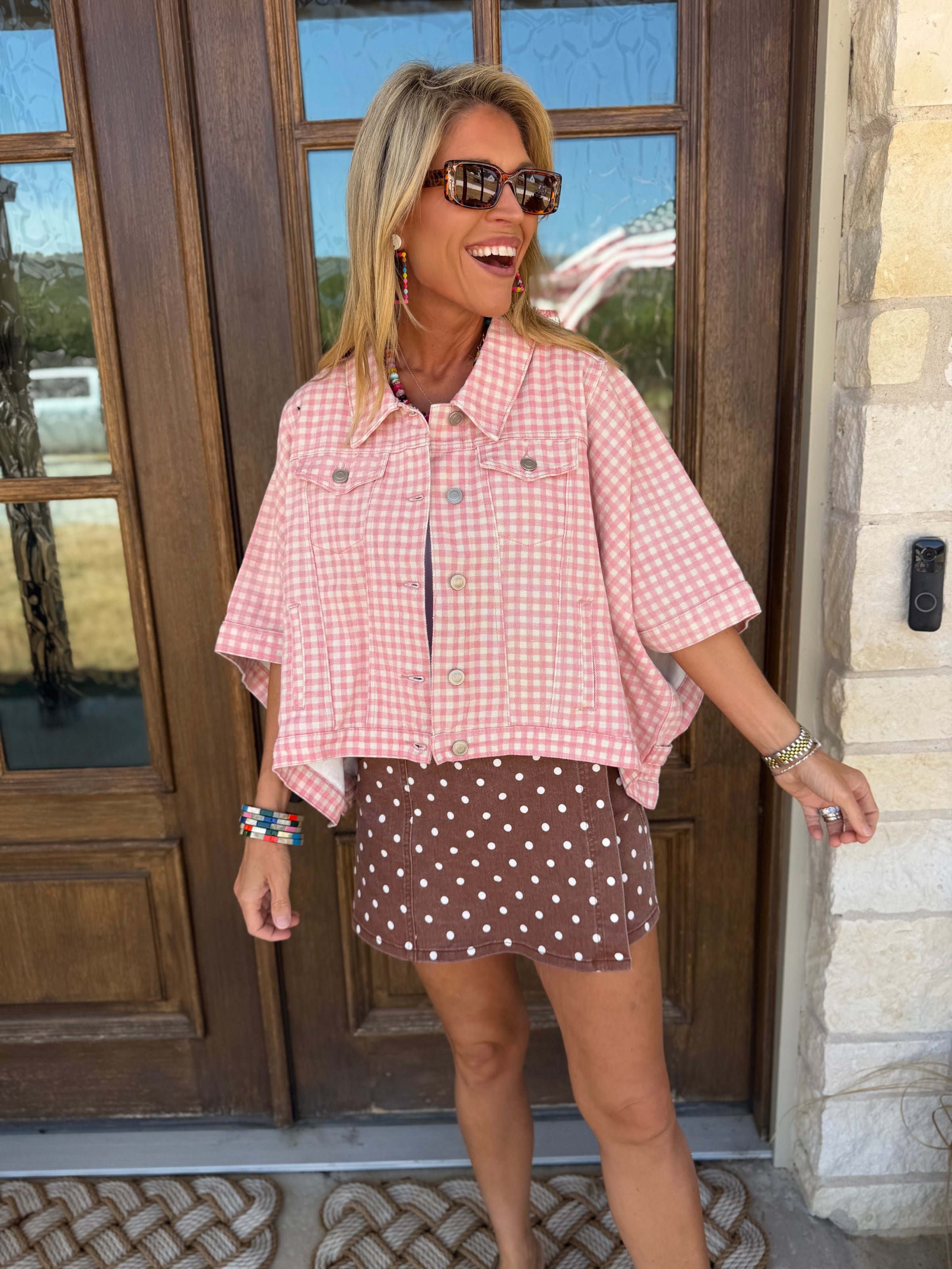 Gingham Jacket