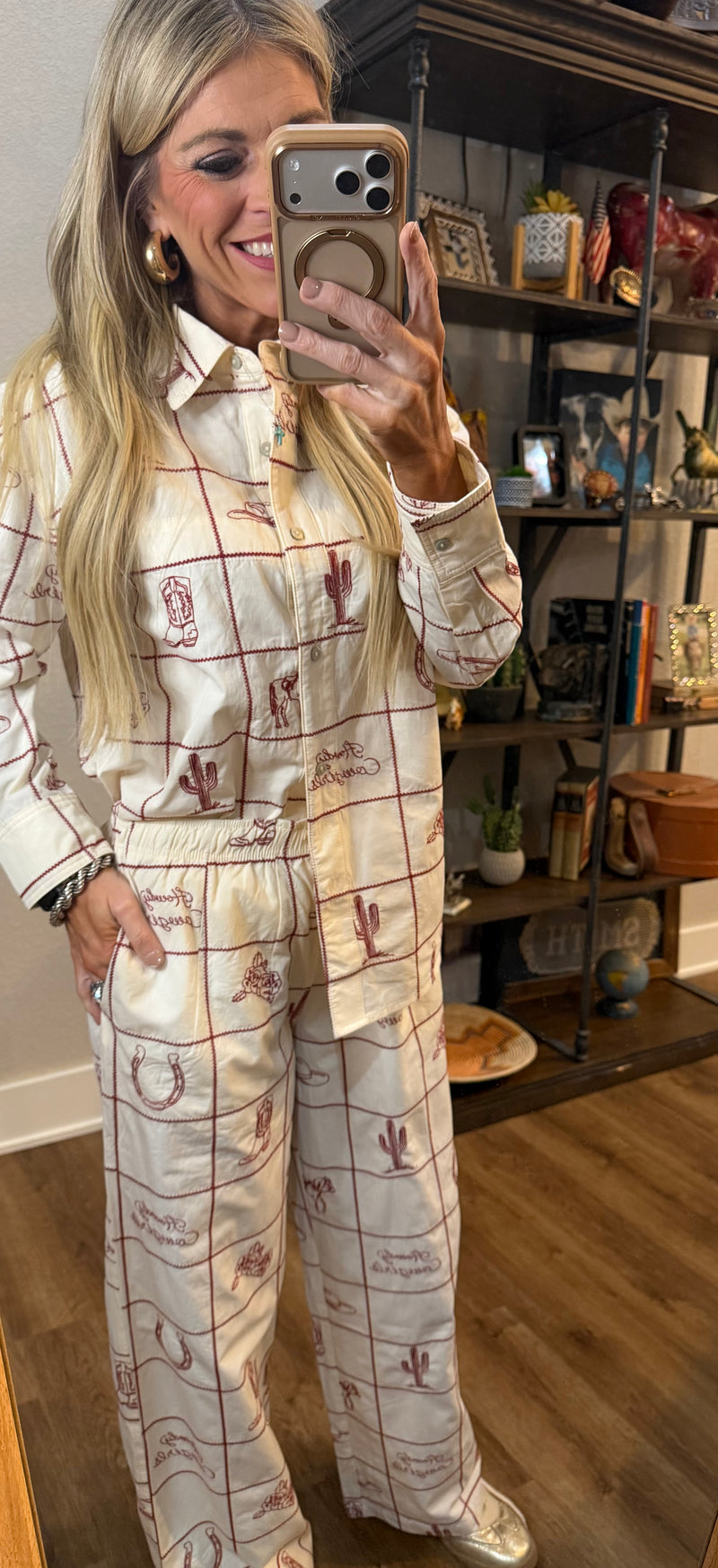 cowgirl pant set