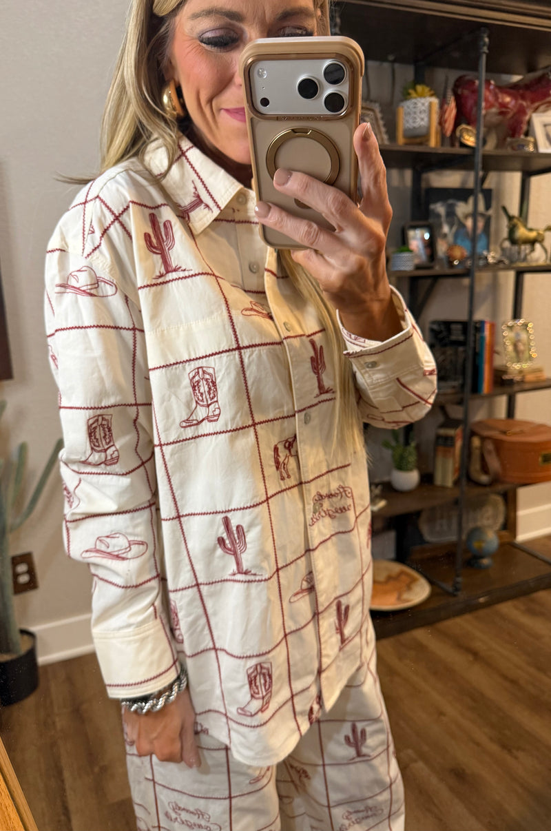 cowgirl pant set