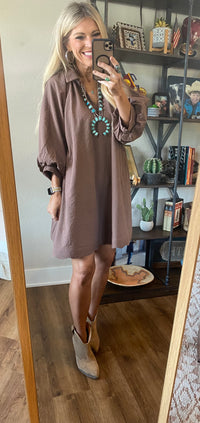 Esme Chocolate Dress