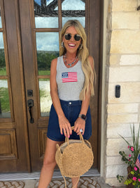 American Flag tank