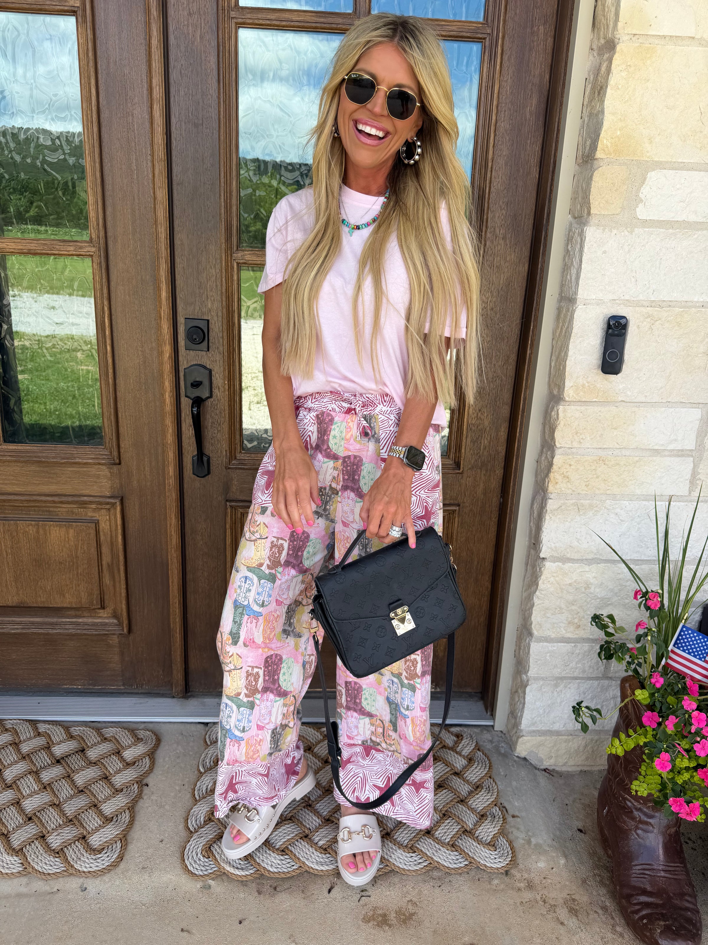 Mixed Boot Pants