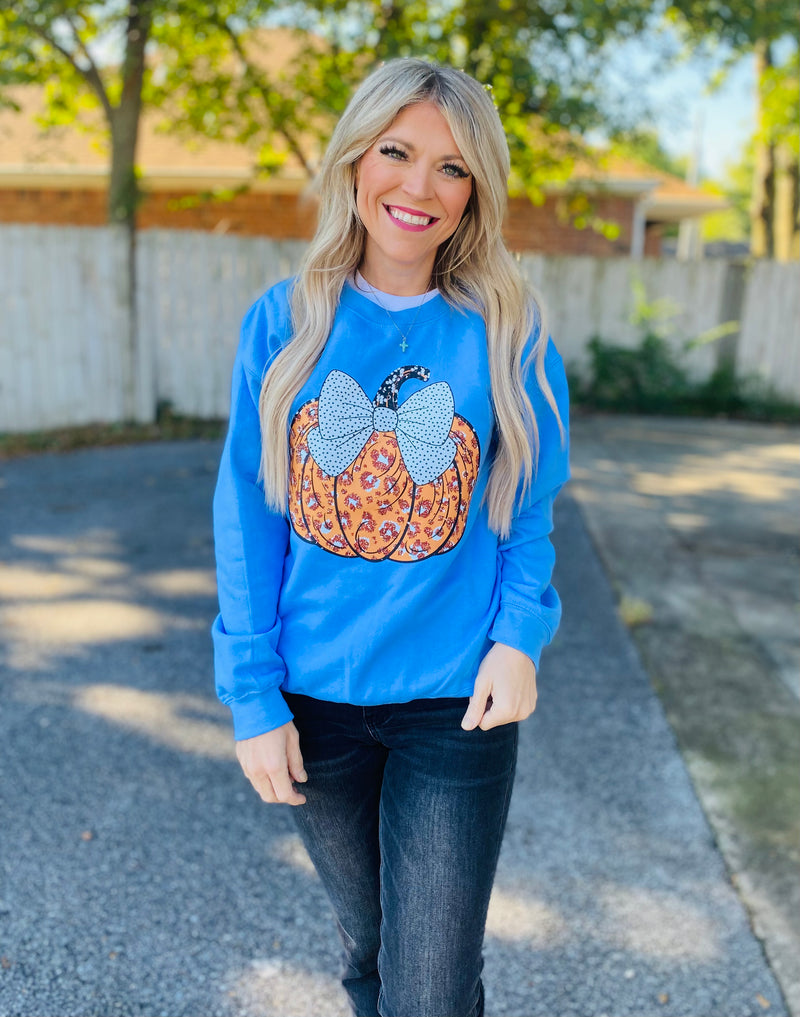 Patricia pumpkin sweatshirt