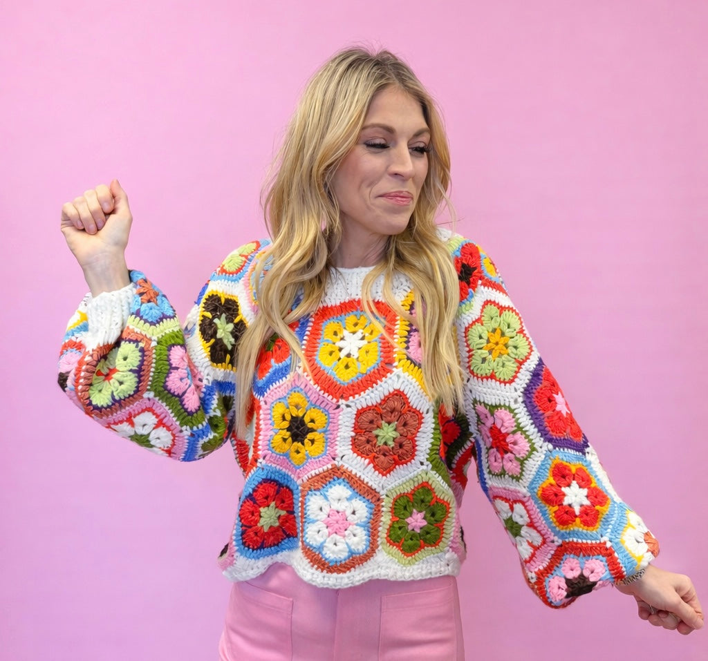 Holly Polly Crochet Sweater