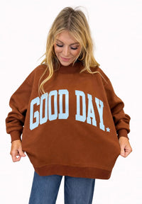 reversible Good Day sweatshirt