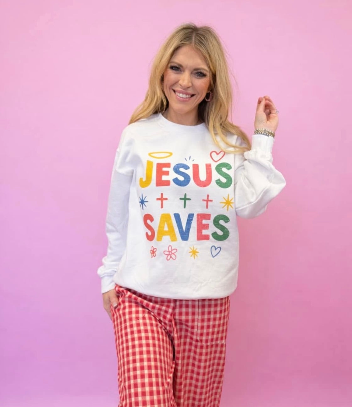 Jesus Saves Sweatshirt