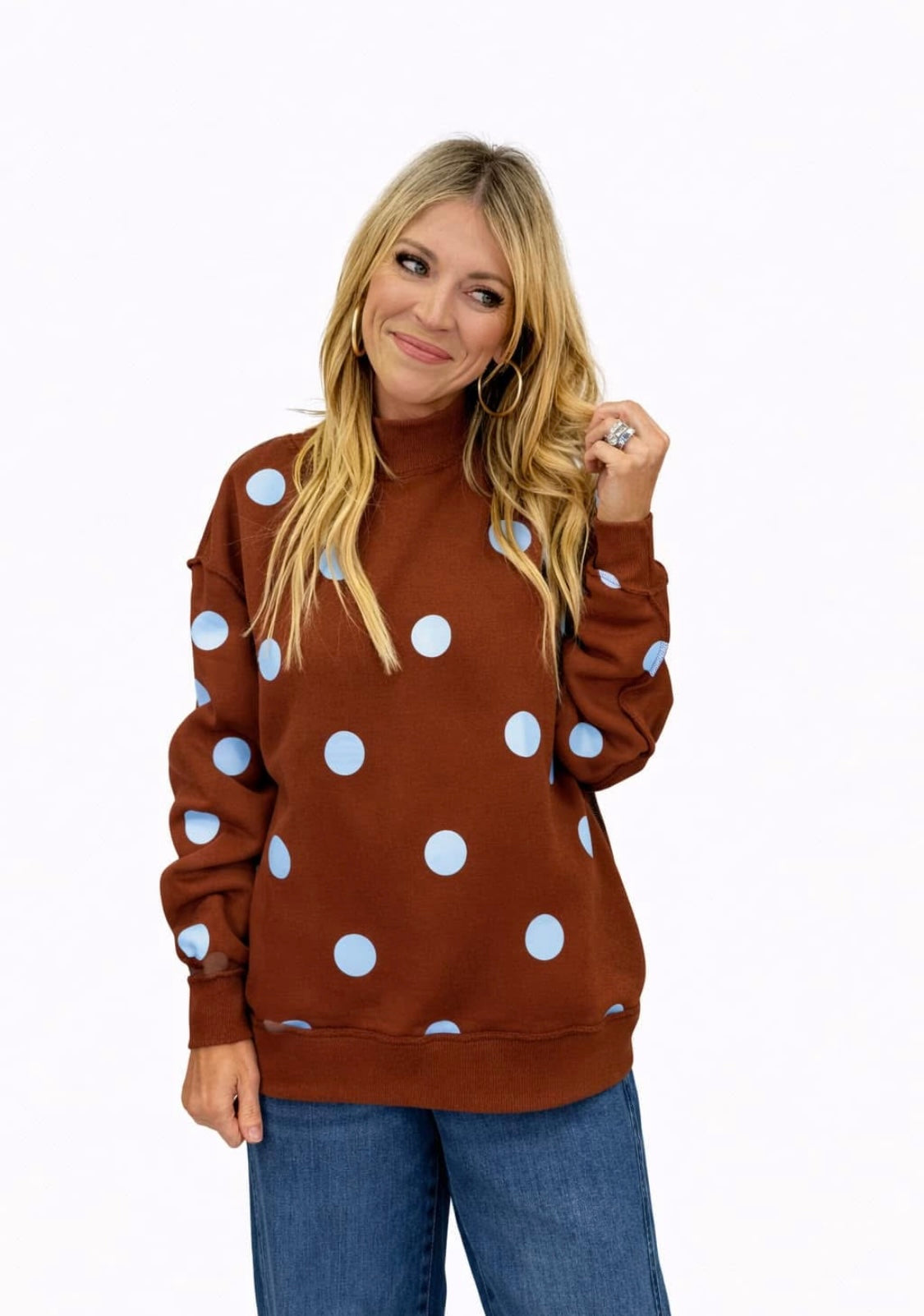 reversible Good Day sweatshirt