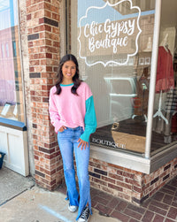 Barbie Color Block Sweater