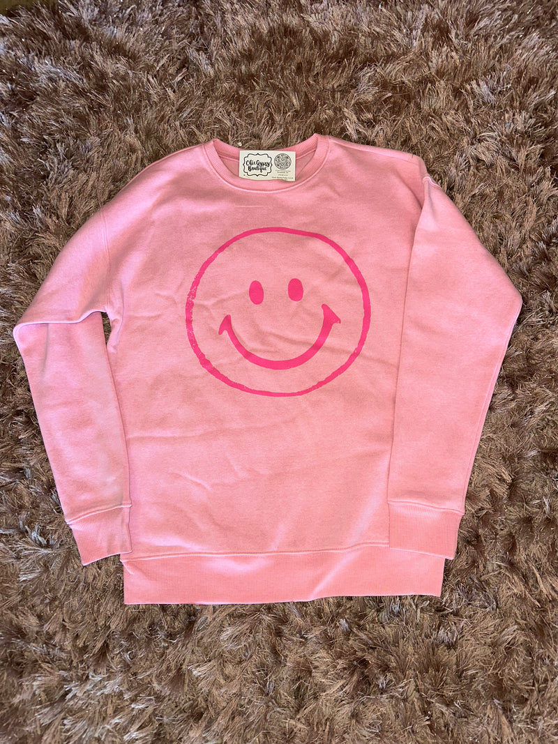 Smile Happy Face Sweatshirt