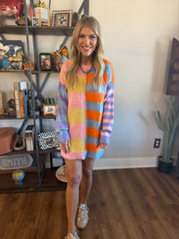 Lemon Stripe Knit dress