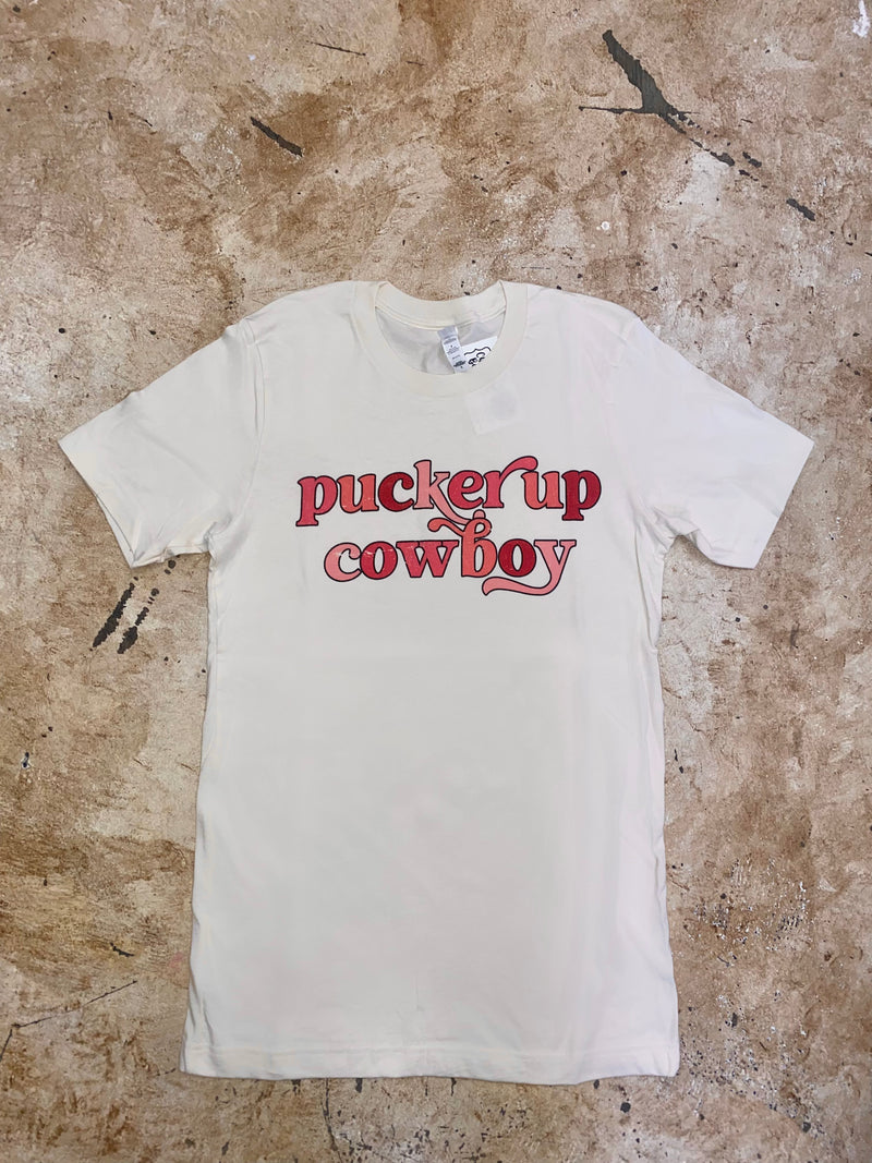 Pucker Up Cowboy Tee
